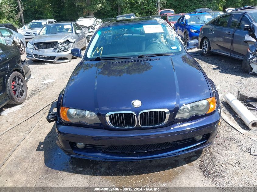 2003 BMW 325Ci VIN: WBABN73443PJ15548 Lot: 40052406