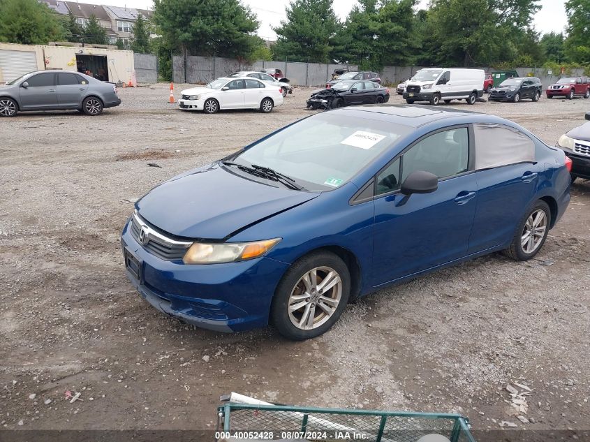 2HGFB2F88CH501149 2012 Honda Civic Ex