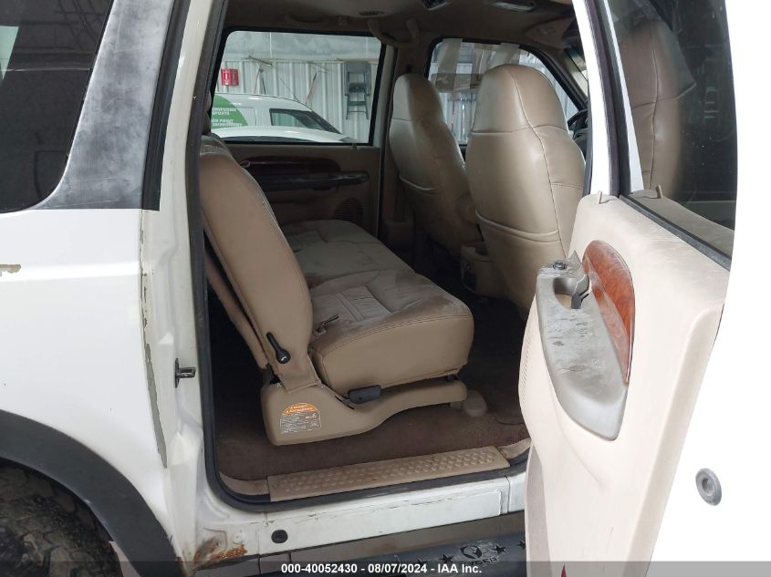 2000 Ford Excursion Limited VIN: 1FMNU43S3YEE15080 Lot: 40052430