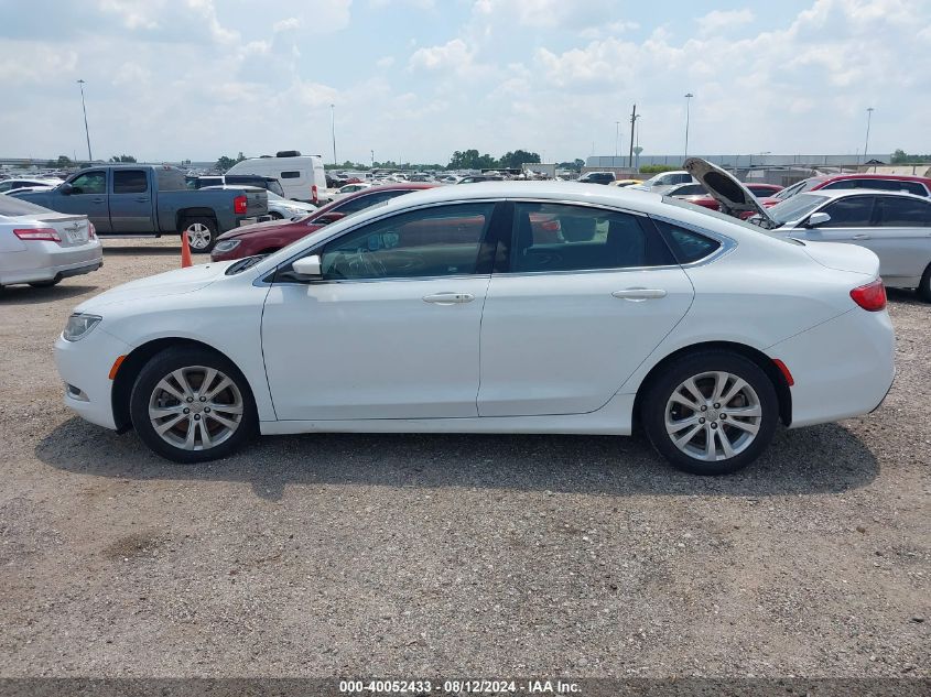 2016 Chrysler 200 Limited VIN: 1C3CCCAG5GN178599 Lot: 40052433