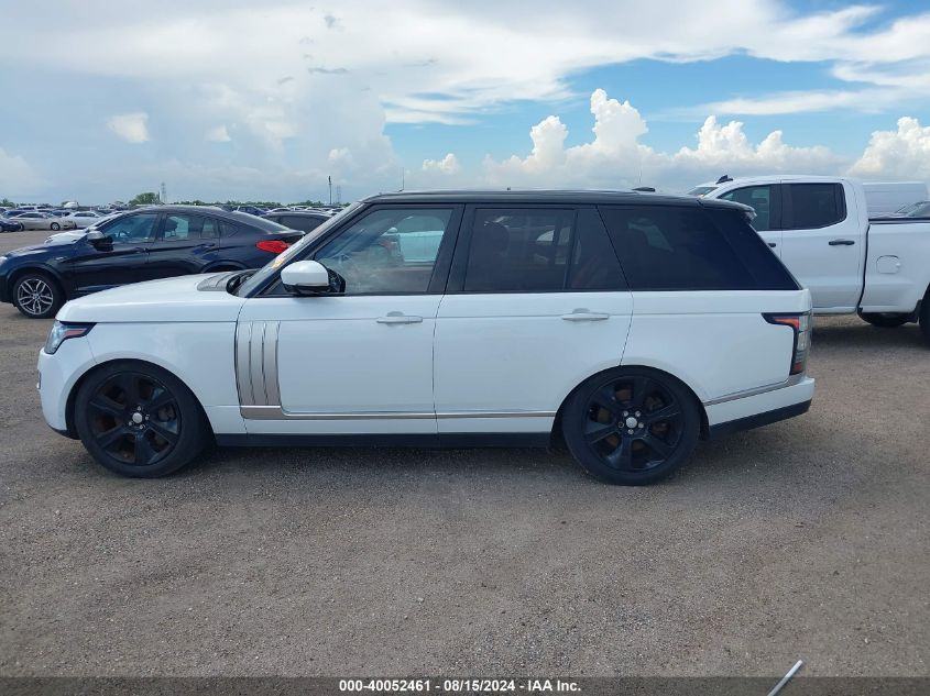 2014 Land Rover Range Rover 5.0L V8 Supercharged Autobiography VIN: SALGV2TF5EA153852 Lot: 40052461