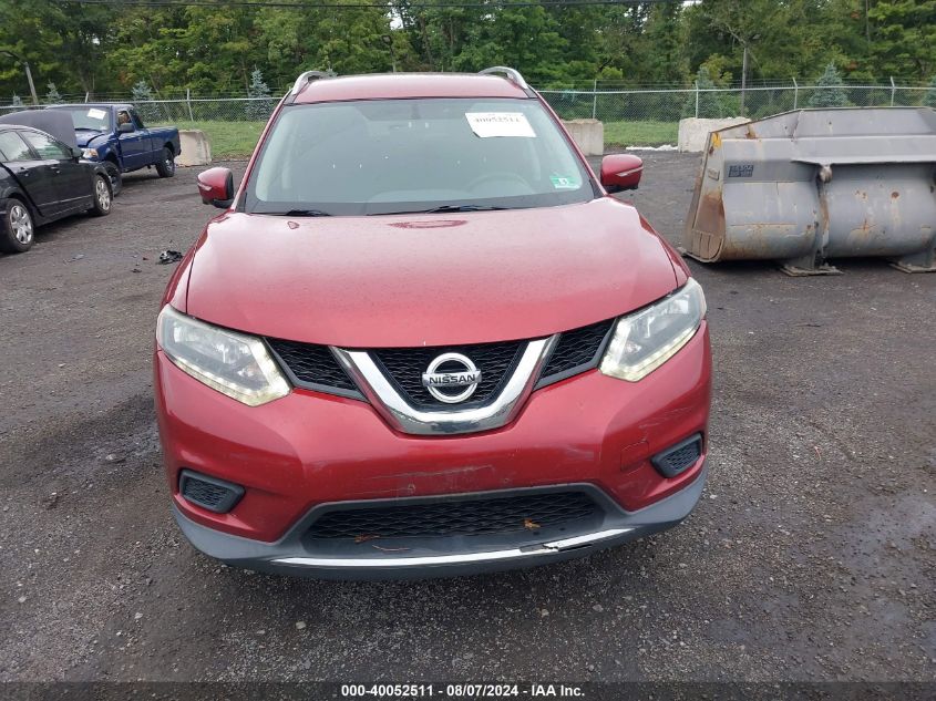 2014 Nissan Rogue Sv VIN: 5N1AT2MV7EC865403 Lot: 40052511