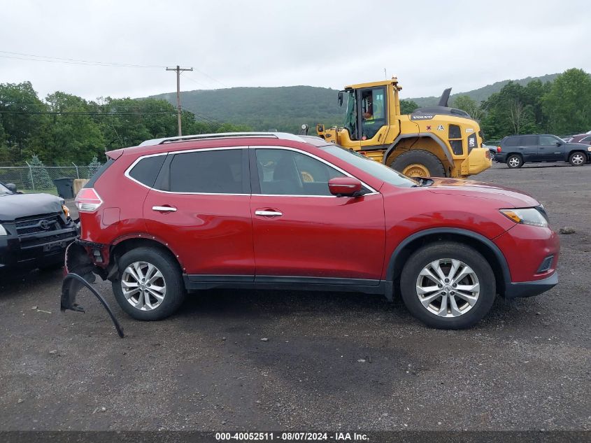 2014 Nissan Rogue Sv VIN: 5N1AT2MV7EC865403 Lot: 40052511