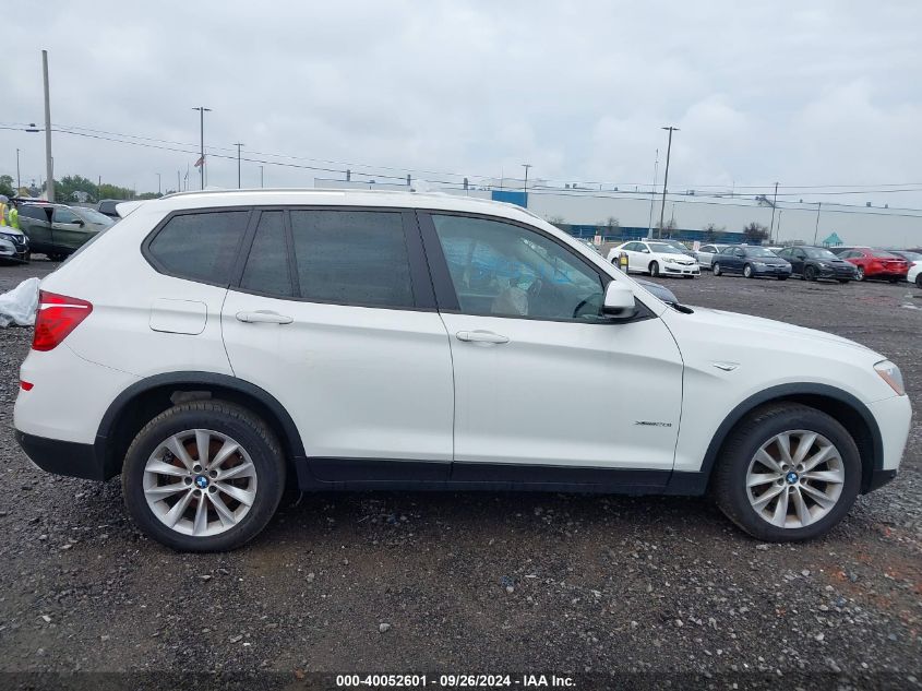 2017 BMW X3 xDrive28I VIN: 5UXWX9C55H0T04713 Lot: 40052601