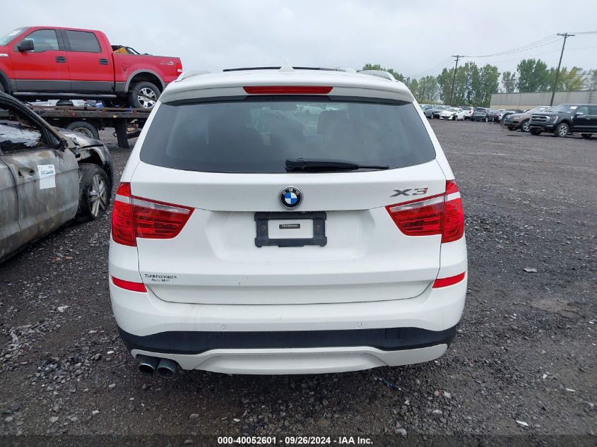 2017 BMW X3 xDrive28I VIN: 5UXWX9C55H0T04713 Lot: 40052601