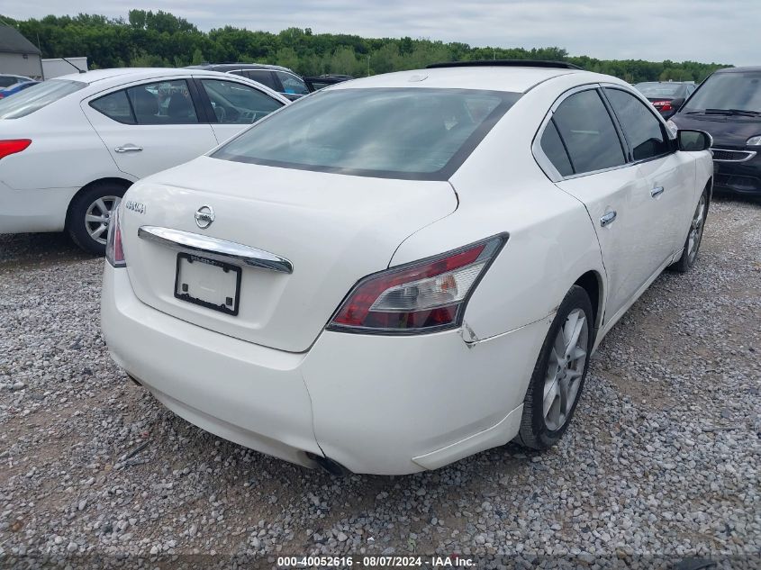 2012 Nissan Maxima 3.5 Sv VIN: 1N4AA5AP8CC813878 Lot: 40052616