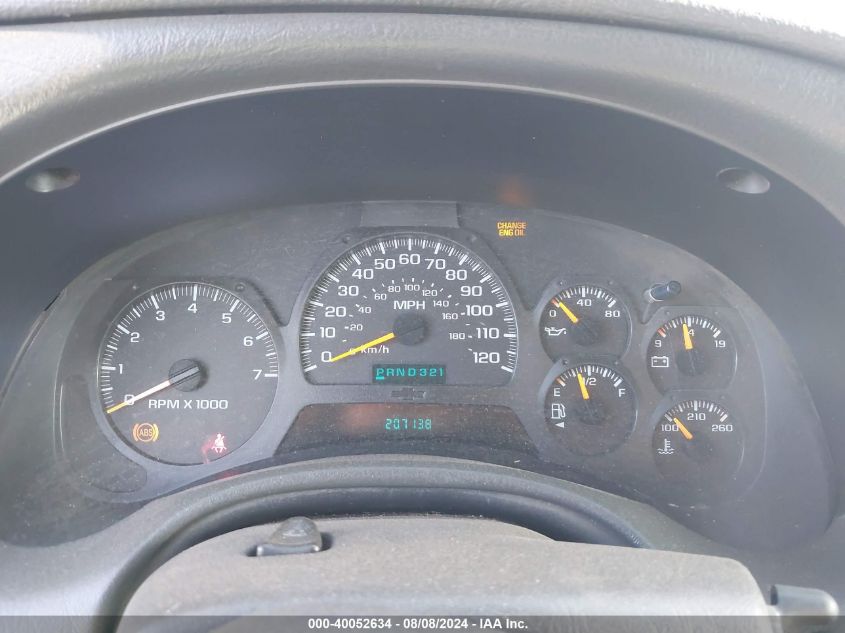 2003 Chevrolet Trailblazer Ext VIN: 1GNET16S136120989 Lot: 40052634