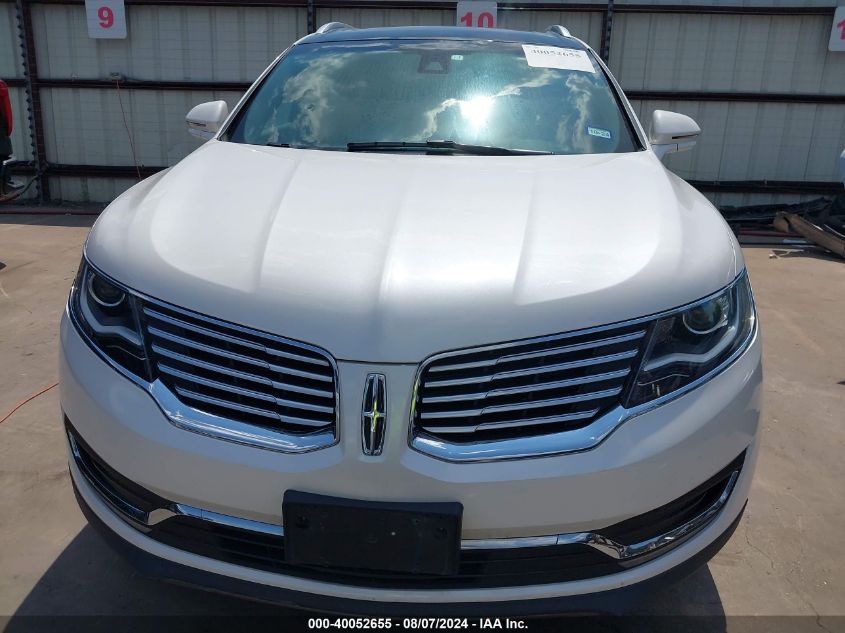 2018 Lincoln Mkx Reserve VIN: 2LMPJ6LR2JBL41036 Lot: 40052655