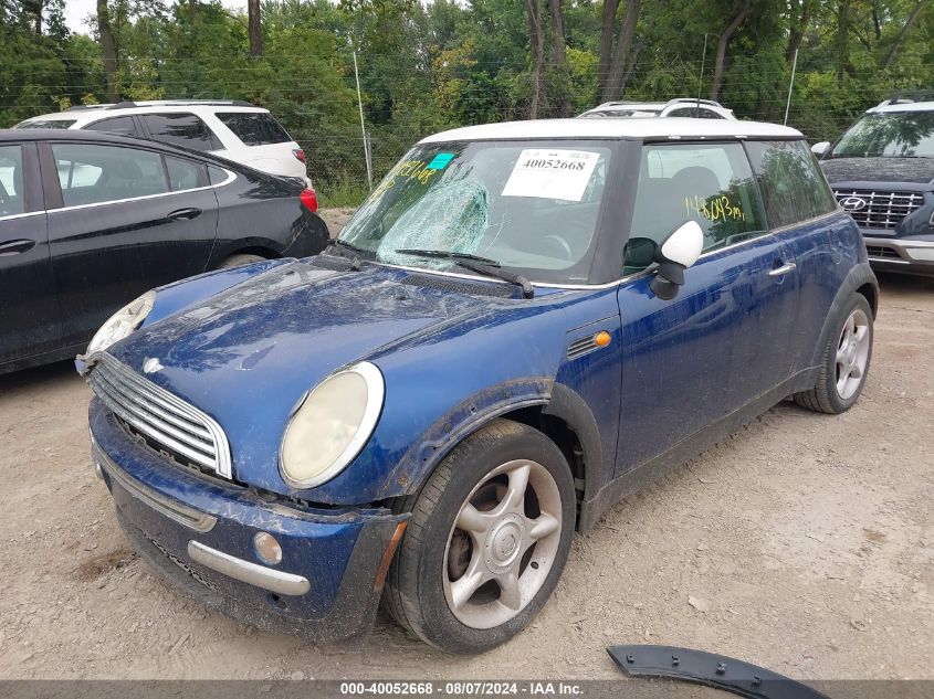 2004 Mini Cooper VIN: WMWRC33414TJ56113 Lot: 40052668