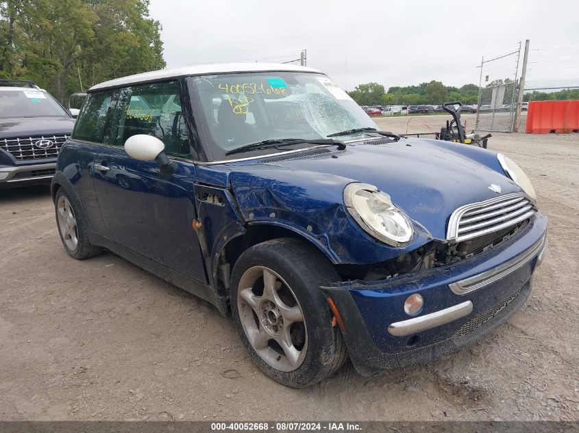 2004 Mini Cooper VIN: WMWRC33414TJ56113 Lot: 40052668