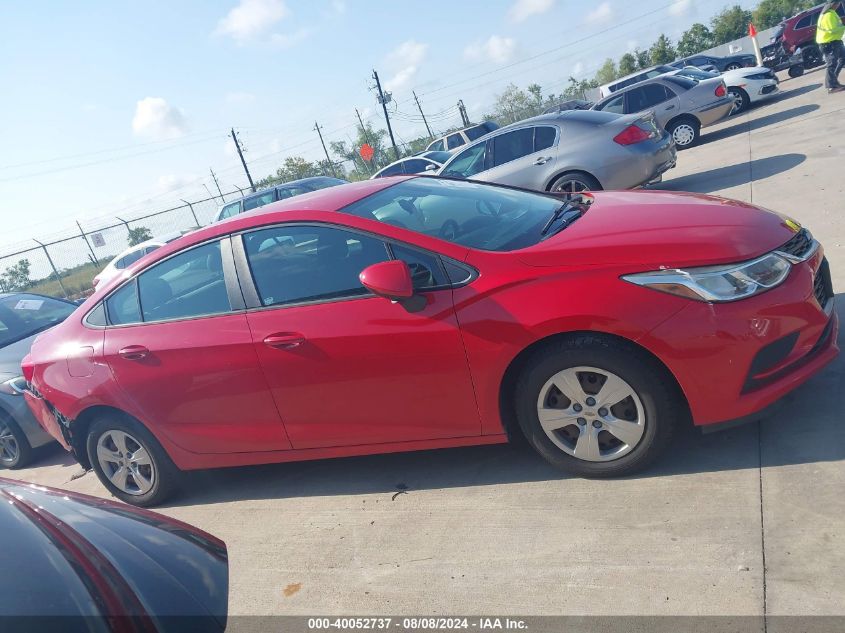 2018 Chevrolet Cruze Ls Auto VIN: 1G1BC5SM7J7125236 Lot: 40052737