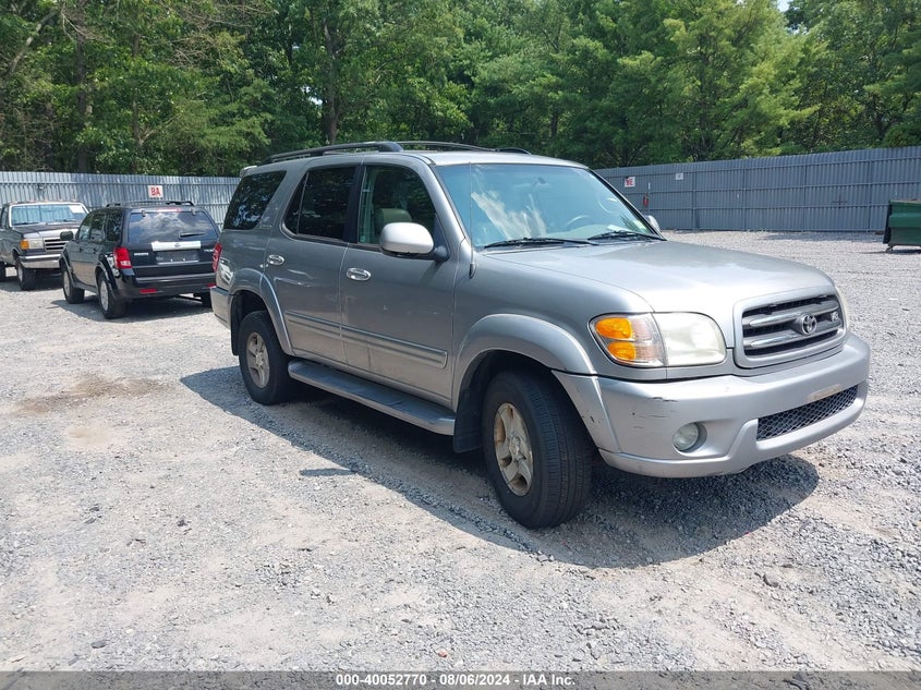 2001 Toyota Sequoia Limited VIN: 5TDBT48A91S052004 Lot: 40052770
