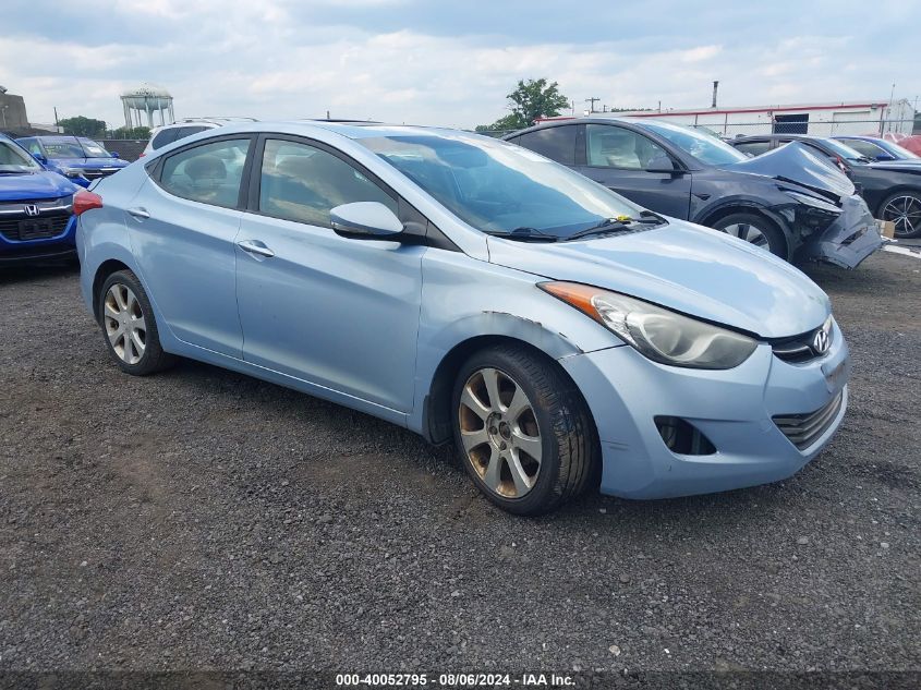 2013 Hyundai Elantra Limited VIN: KMHDH4AE0DU558534 Lot: 40052795