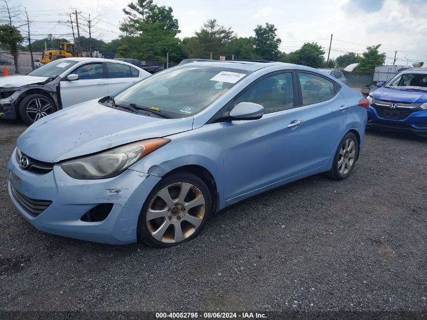 2013 Hyundai Elantra Limited VIN: KMHDH4AE0DU558534 Lot: 40052795