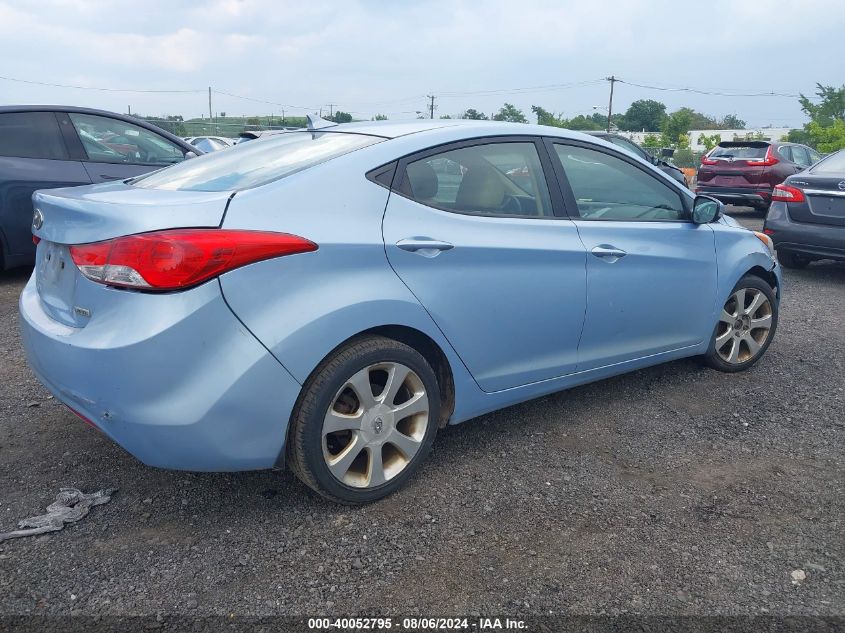 2013 Hyundai Elantra Limited VIN: KMHDH4AE0DU558534 Lot: 40052795