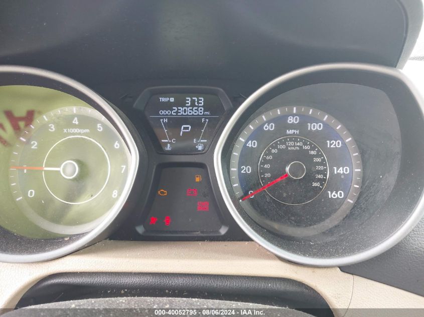 2013 Hyundai Elantra Limited VIN: KMHDH4AE0DU558534 Lot: 40052795