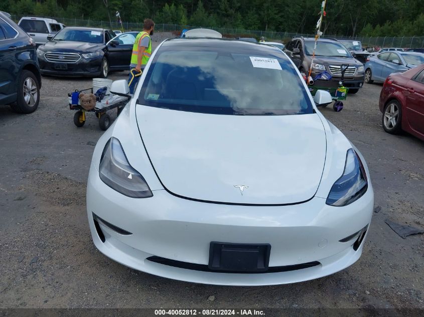 2021 Tesla Model 3 VIN: 5YJ3E1EB3MF961133 Lot: 40052812