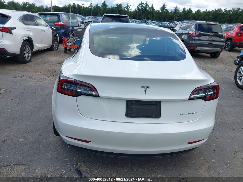 2021 Tesla Model 3 VIN: 5YJ3E1EB3MF961133 Lot: 40052812