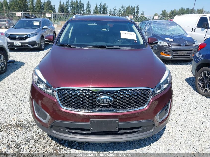 2017 Kia Sorento 2.4L Lx VIN: 5XYPG4A36HG279387 Lot: 40052815