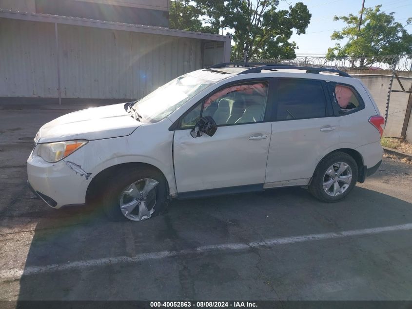 2015 Subaru Forester 2.5I Premium VIN: JF2SJADCXFH441694 Lot: 40052863