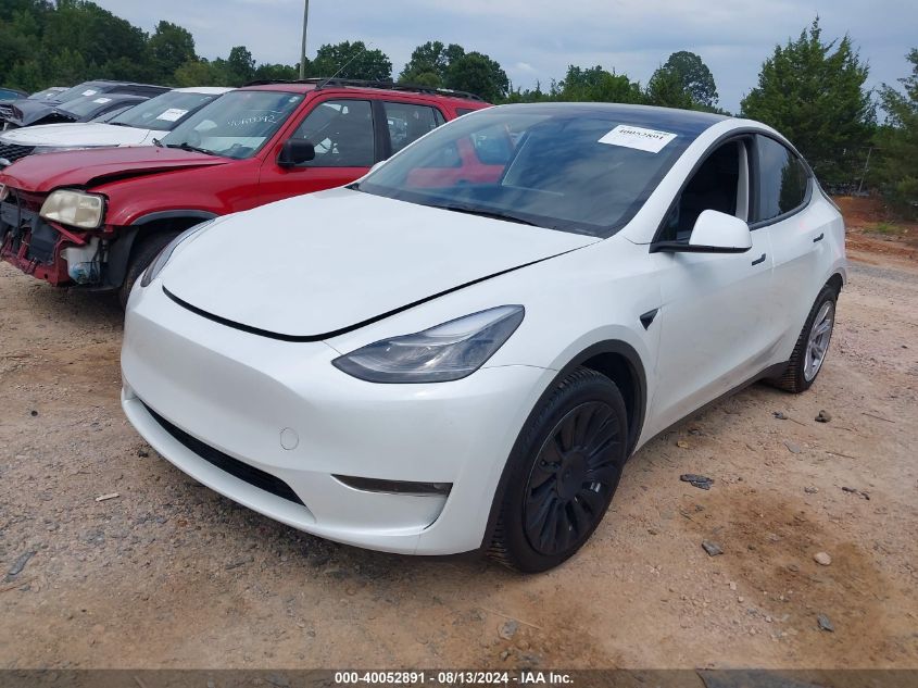 7SAYGDEE1PF701087 2023 TESLA MODEL Y - Image 2