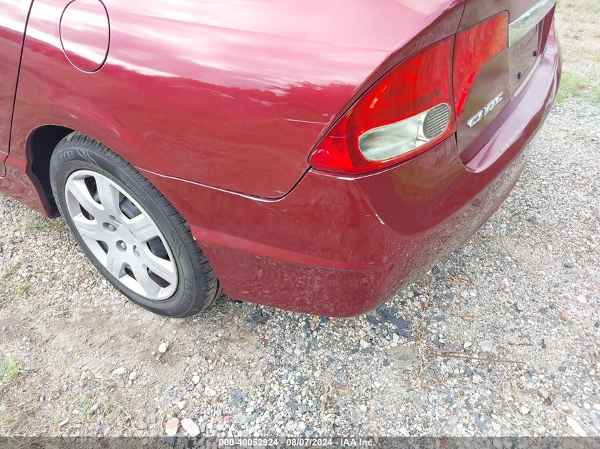 2010 Honda Civic Lx VIN: 2HGFA1F59AH512029 Lot: 40052924