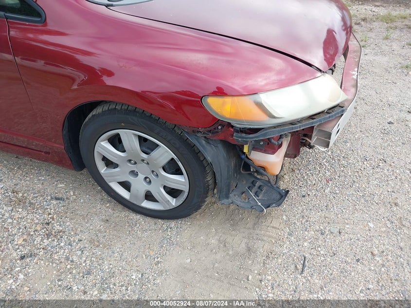 2010 Honda Civic Lx VIN: 2HGFA1F59AH512029 Lot: 40052924