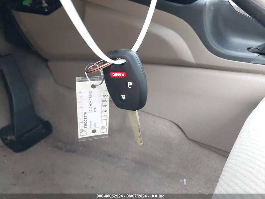 2010 Honda Civic Lx VIN: 2HGFA1F59AH512029 Lot: 40052924