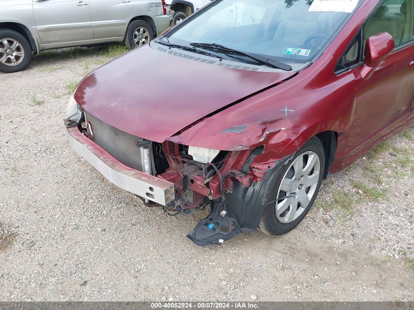 2010 Honda Civic Lx VIN: 2HGFA1F59AH512029 Lot: 40052924