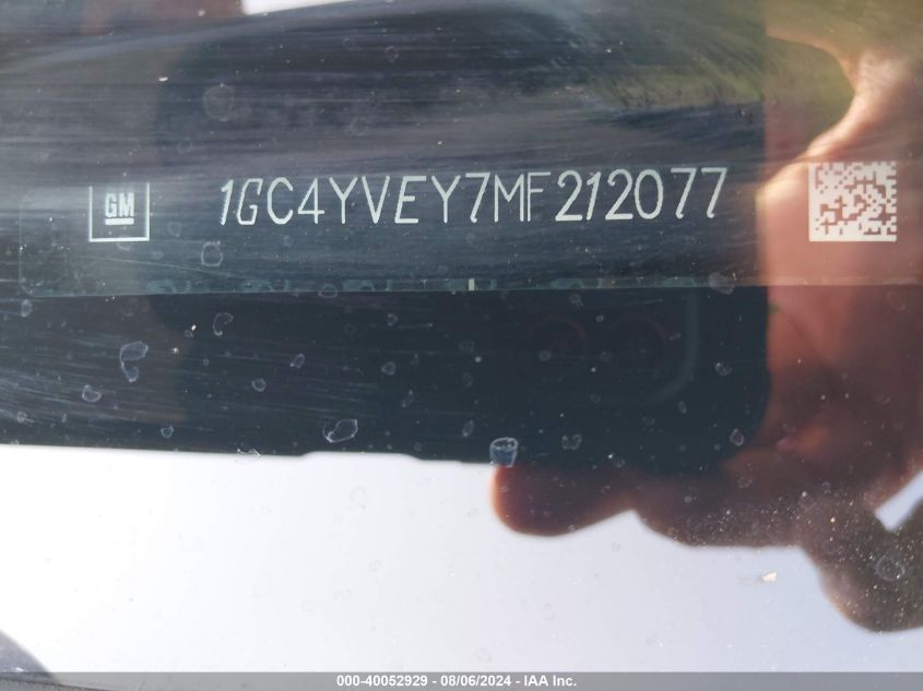 2021 Chevrolet Silverado 3500Hd 4Wd Long Bed High Country VIN: 1GC4YVEY7MF212077 Lot: 40052929