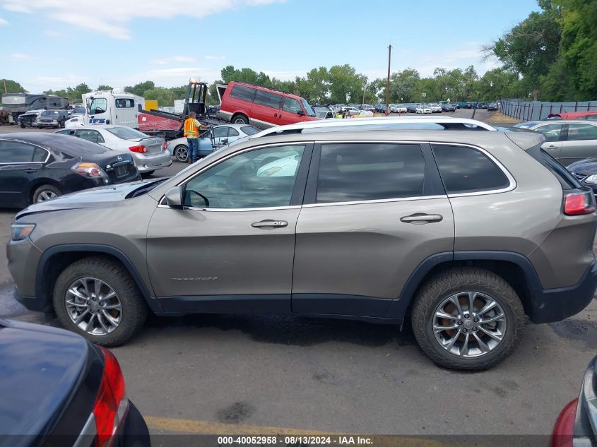 2019 Jeep Cherokee Latitude Plus 4X4 VIN: 1C4PJMLN9KD211655 Lot: 40052958