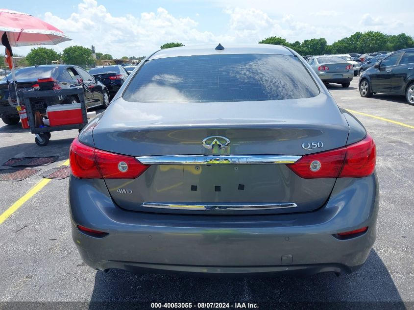 2015 Infiniti Q50 Premium VIN: JN1BV7AR3FM403846 Lot: 40053055