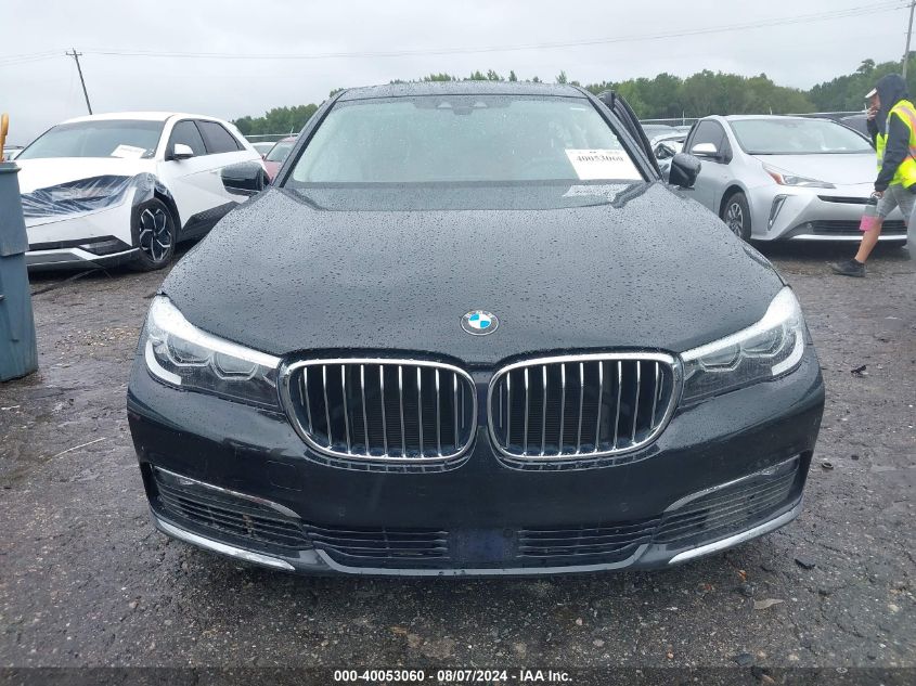 2018 BMW 740I VIN: WBA7E2C59JG741773 Lot: 40053060