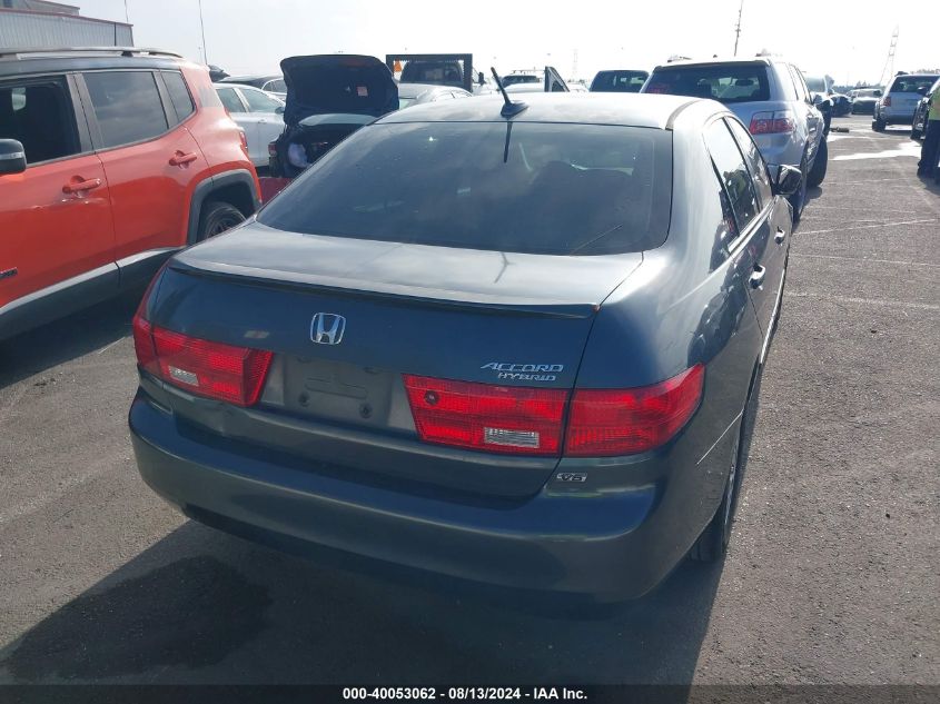 2005 Honda Accord Hybrid VIN: JHMCN36435C011976 Lot: 40053062