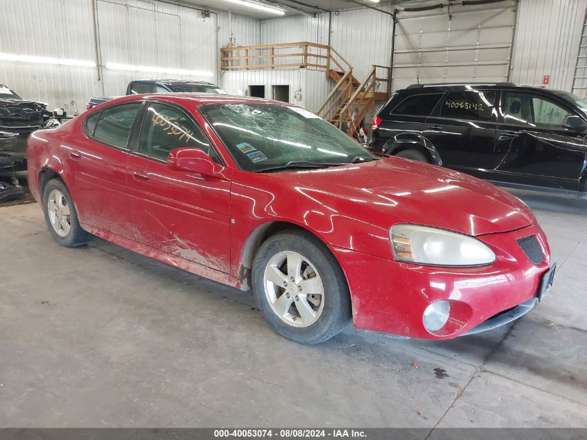 2008 Pontiac Grand Prix VIN: 2G2WP552581106011 Lot: 40053074