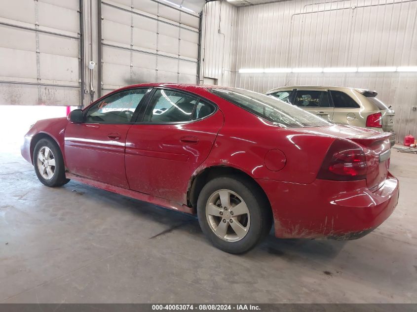 2008 Pontiac Grand Prix VIN: 2G2WP552581106011 Lot: 40053074