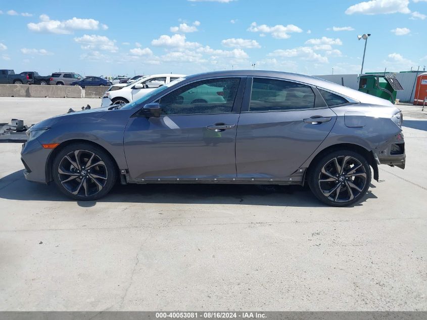 2020 Honda Civic Sport VIN: 19XFC2F80LE000585 Lot: 40053081