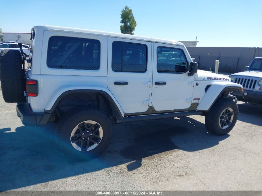 2018 Jeep Wrangler Unlimited Rubicon 4X4 VIN: 1C4HJXFG6JW258308 Lot: 40053097