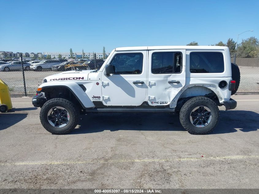 2018 Jeep Wrangler Unlimited Rubicon 4X4 VIN: 1C4HJXFG6JW258308 Lot: 40053097