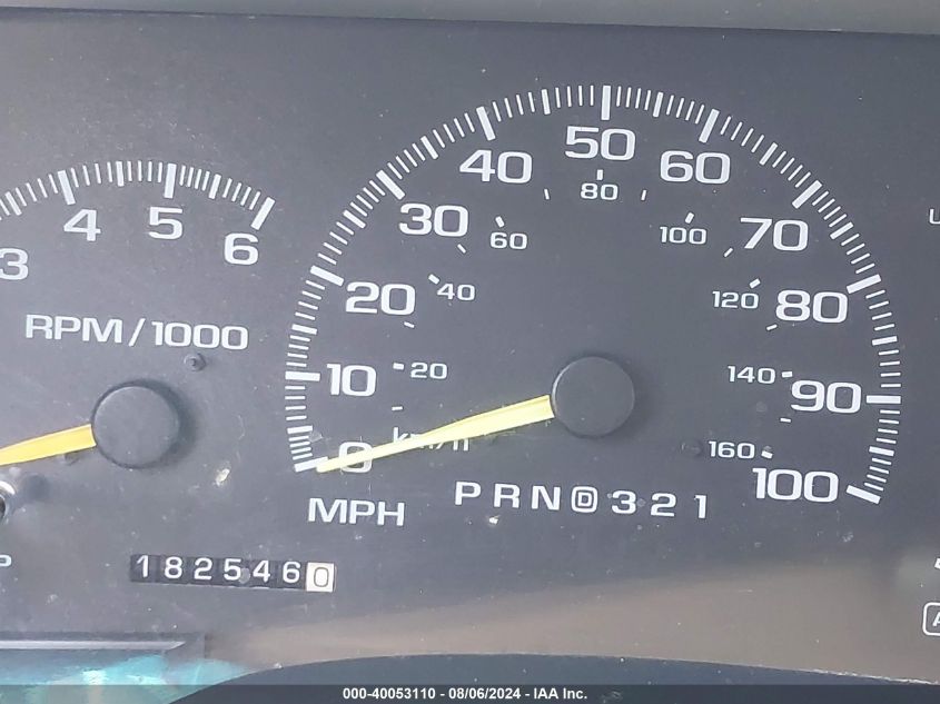 1999 Chevrolet Suburban 1500 Lt VIN: 1GNFK16R8XJ518112 Lot: 40053110