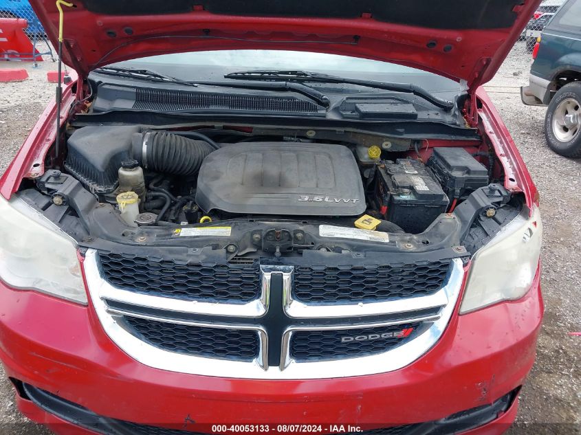 2012 Dodge Grand Caravan Se/Sxt VIN: 2C4RDGBG9CR297911 Lot: 40053133