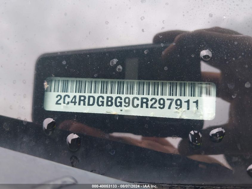 2012 Dodge Grand Caravan Se/Sxt VIN: 2C4RDGBG9CR297911 Lot: 40053133