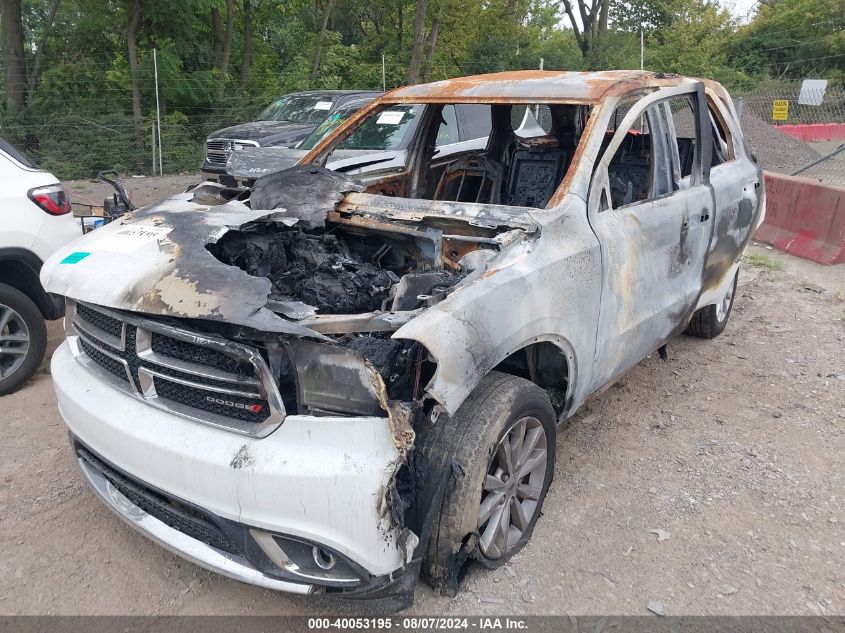 2019 Dodge Durango Sxt Awd VIN: 1C4RDJAG1KC573360 Lot: 40053195