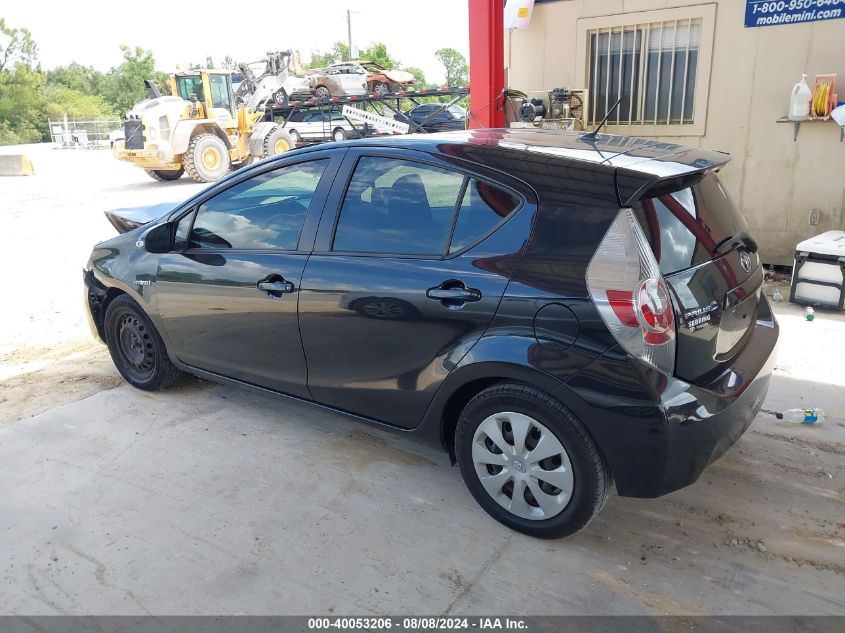 2013 Toyota Prius C Two VIN: JTDKDTB33D1033774 Lot: 40053206