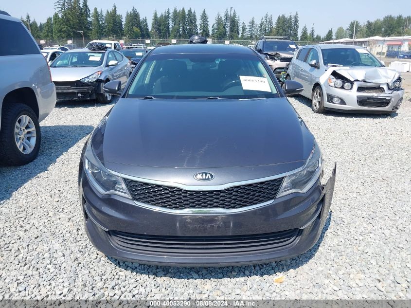 2016 Kia Optima Lx Turbo VIN: 5XXGT4L10GG004351 Lot: 40053290