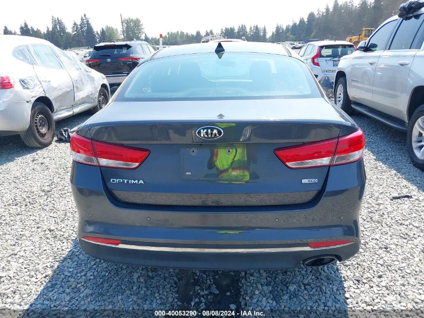 2016 Kia Optima Lx Turbo VIN: 5XXGT4L10GG004351 Lot: 40053290