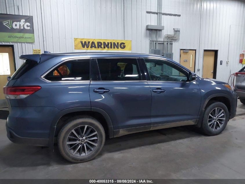 2019 TOYOTA HIGHLANDER SE/XLE - 5TDJZRFH2KS928856