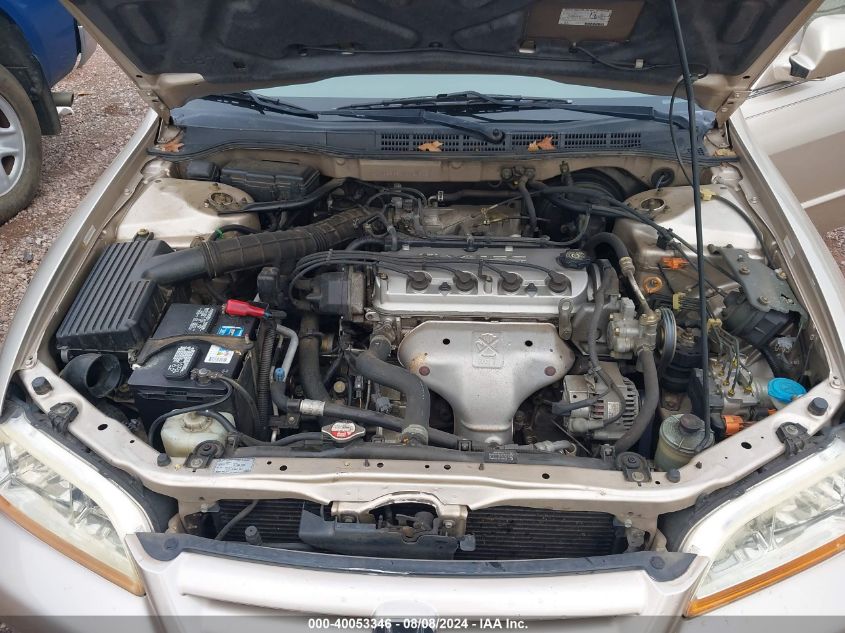 2001 Honda Accord Ex VIN: JHMCG566X1C024323 Lot: 40053346