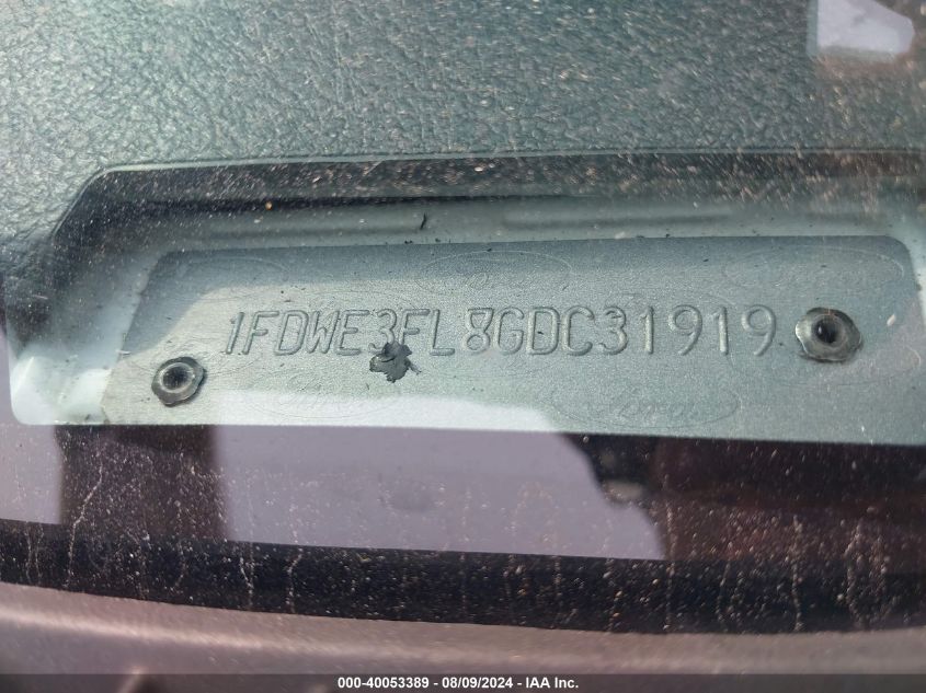 2016 Ford Econoline E350 Super Duty Ctway Van VIN: 1FDWE3FL8GDC31919 Lot: 40053389