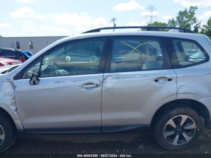 2018 Subaru Forester 2.5I VIN: JF2SJABC9JH420556 Lot: 40053390